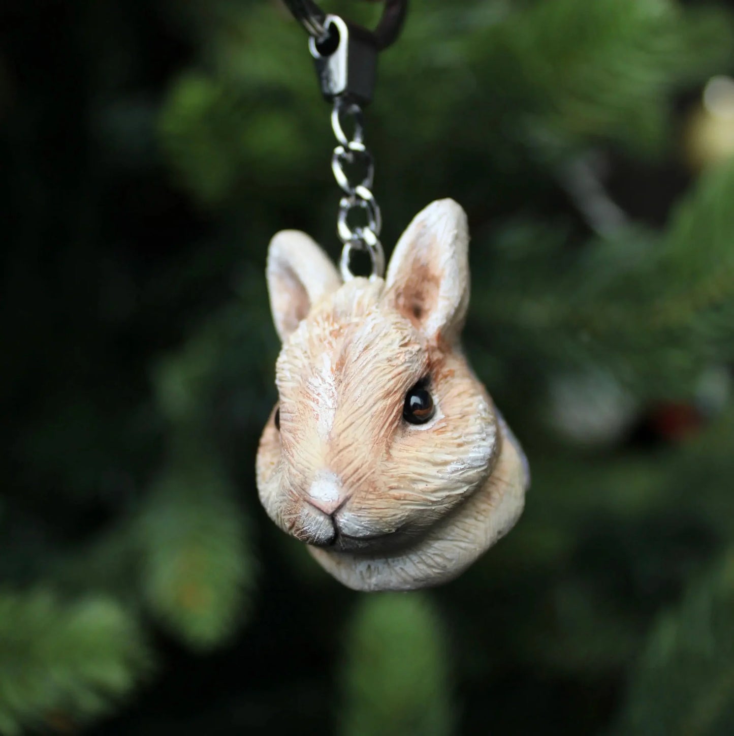 Custom 3D Pet Portrait Keychain - Hidden Forever