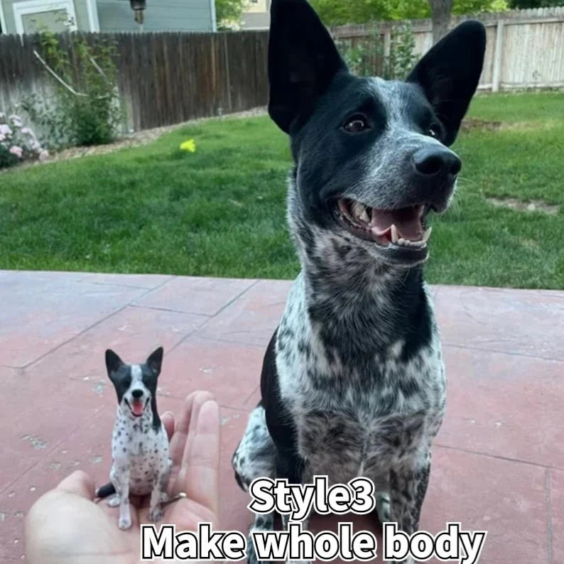 Custom 3D Pet Portrait Keychain - Hidden Forever