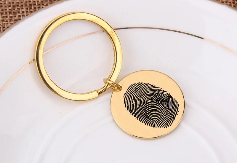 Custom Fingerprint Keychain - Hidden Forever