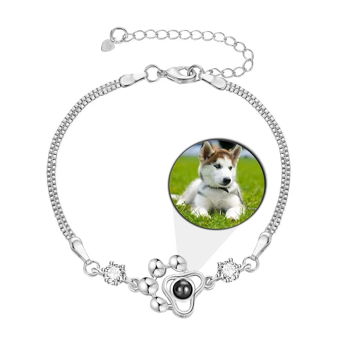 Custom Photo Projection Bracelet | Upload Your Own Image - Hidden Forever