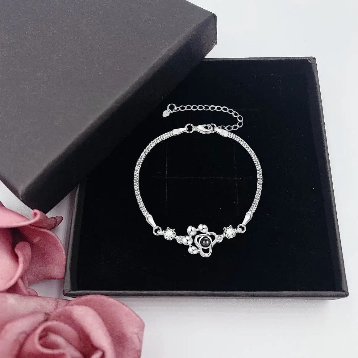 Custom Photo Projection Bracelet | Upload Your Own Image - Hidden Forever