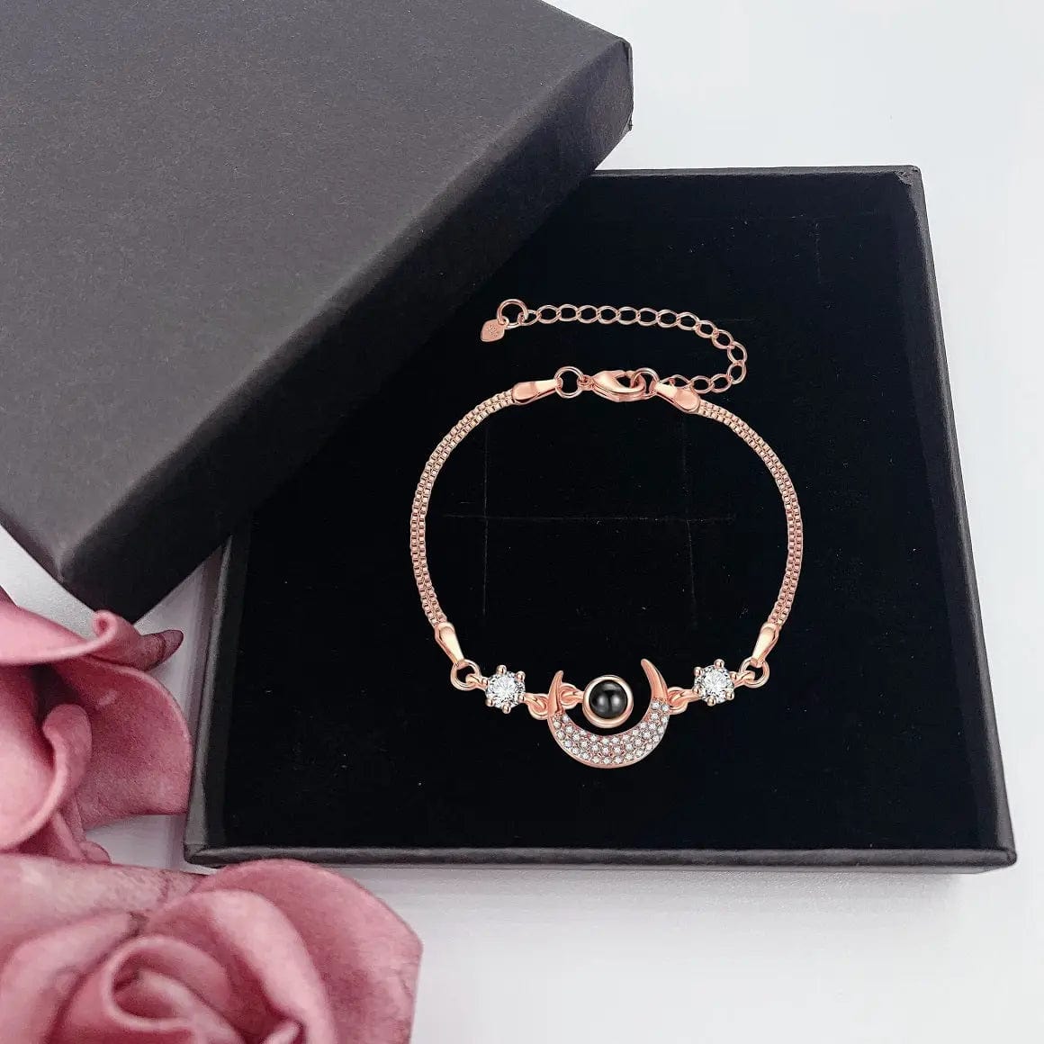 Custom Photo Projection Bracelet | Upload Your Own Image - Hidden Forever