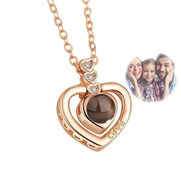 Custom Photo Projection Jewelry Necklace | Bracelet | Keychain - Hidden Forever