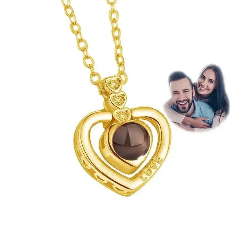 Custom Photo Projection Jewelry Necklace | Bracelet | Keychain - Hidden Forever