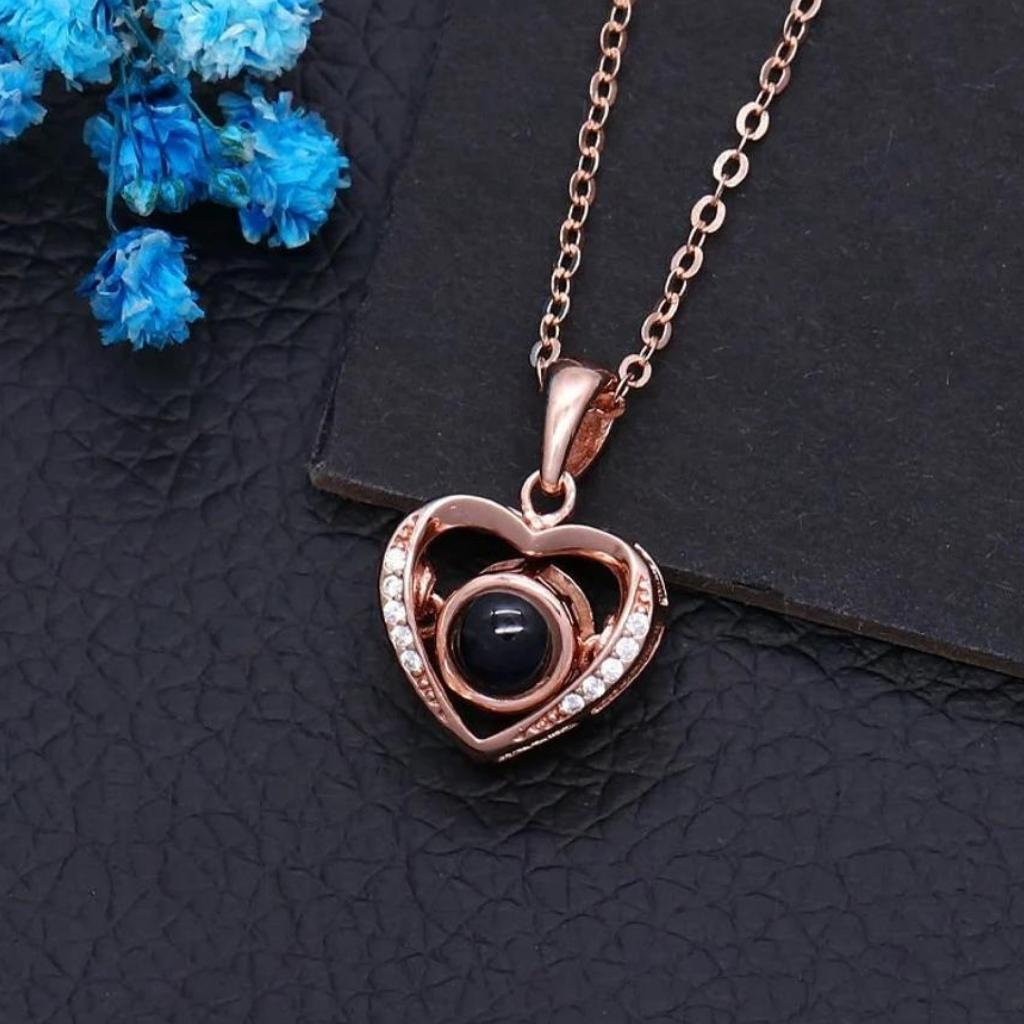 Custom Photo Projection Jewelry Necklace | Bracelet | Keychain - Hidden Forever