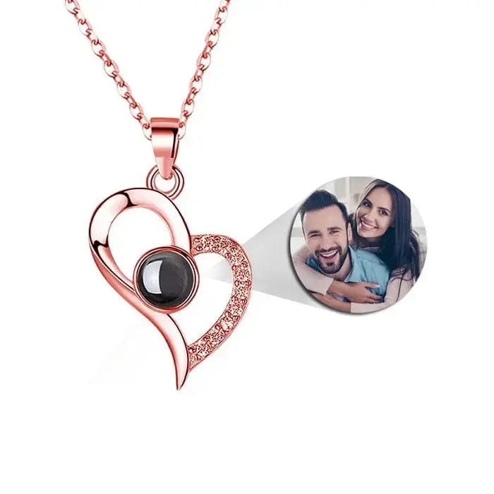 Custom Photo Projection Necklace | Put Your Photo Inside the Pendant - Hidden Forever