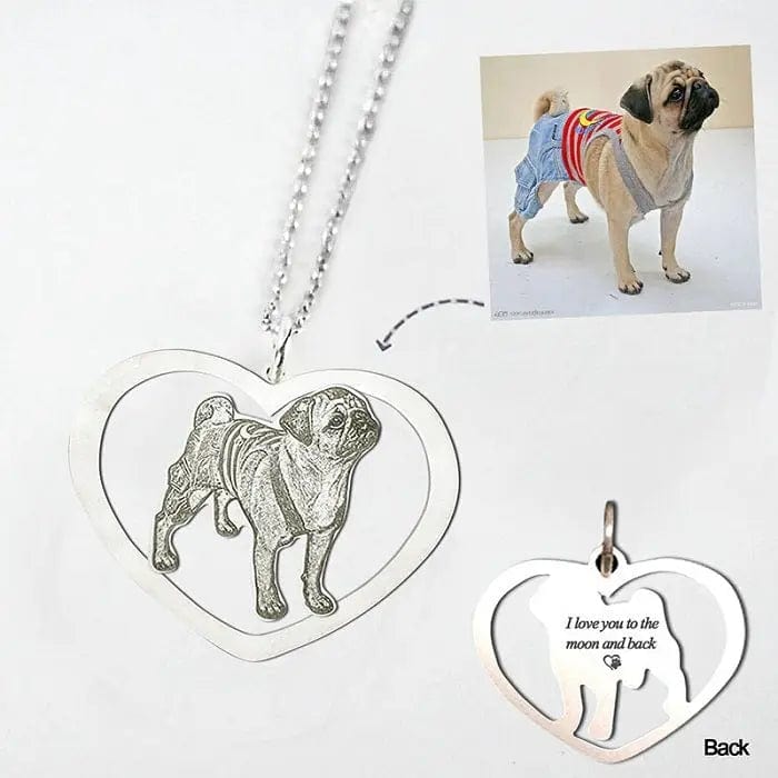 Engraved Necklace & Keyring - Add Your Photo - Hidden Forever