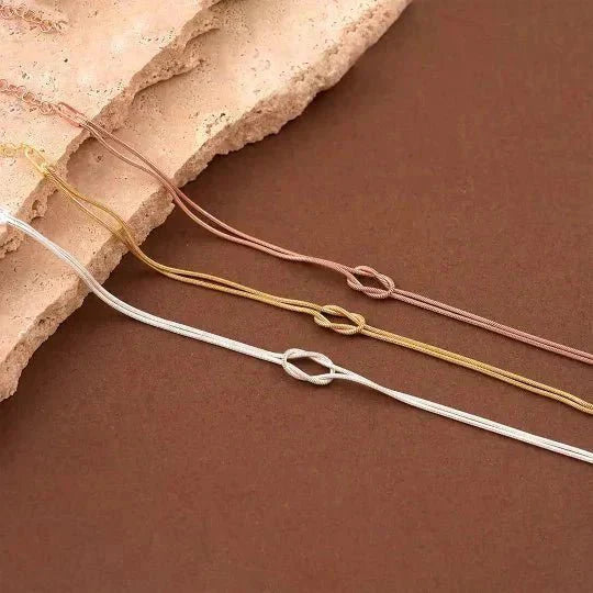 Wife and Husband Bond Knot Bracelets - Hidden Forever