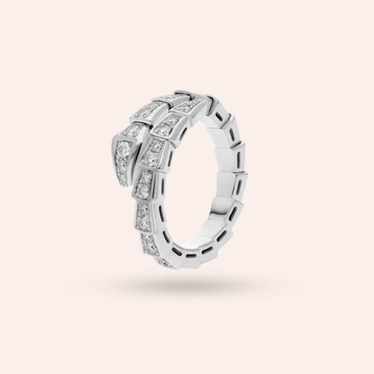 Adjustable Zircon Serpent Ring - Hidden Forever