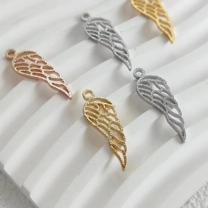 Angel Wing Charm Necklace - Hidden Forever