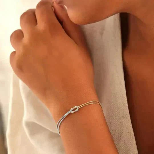 Boyfriend and Girlfriend Bond Knot Bracelets - Hidden Forever