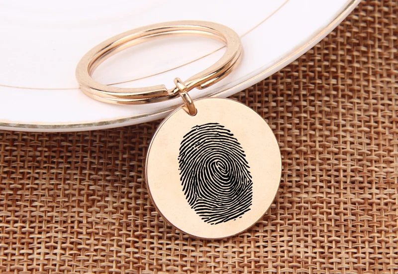 Custom Fingerprint Keychain - Hidden Forever