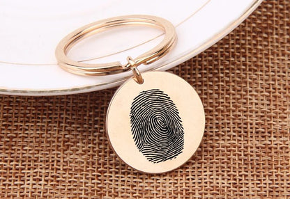 Custom Fingerprint Keychain - Hidden Forever