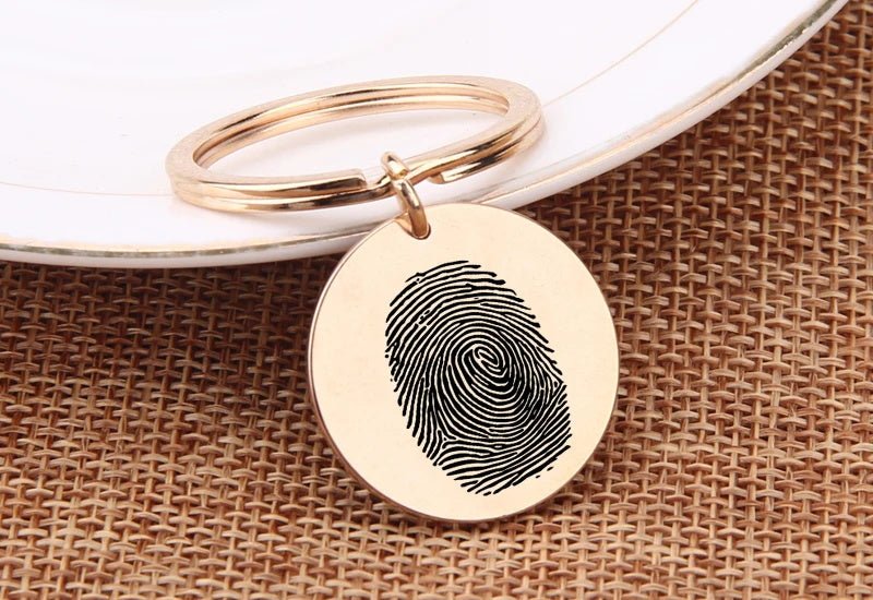 Custom Fingerprint Keychain - Hidden Forever