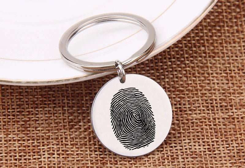 Custom Fingerprint Keychain - Hidden Forever