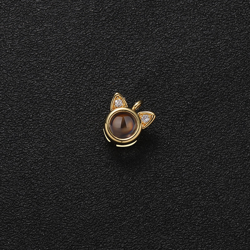 Custom Kitty Memories Hidden Photo Necklace - Hidden Forever