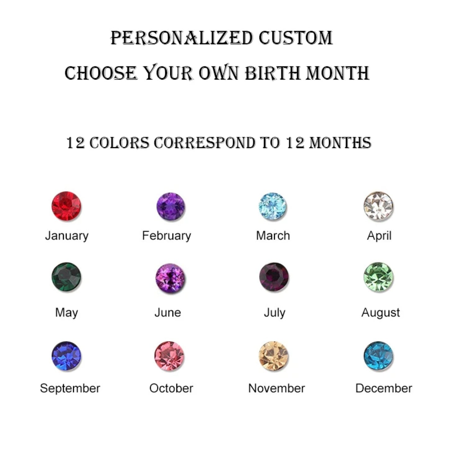 Custom Mother Bangle with Birthstone and Children's Name - Hidden Forever