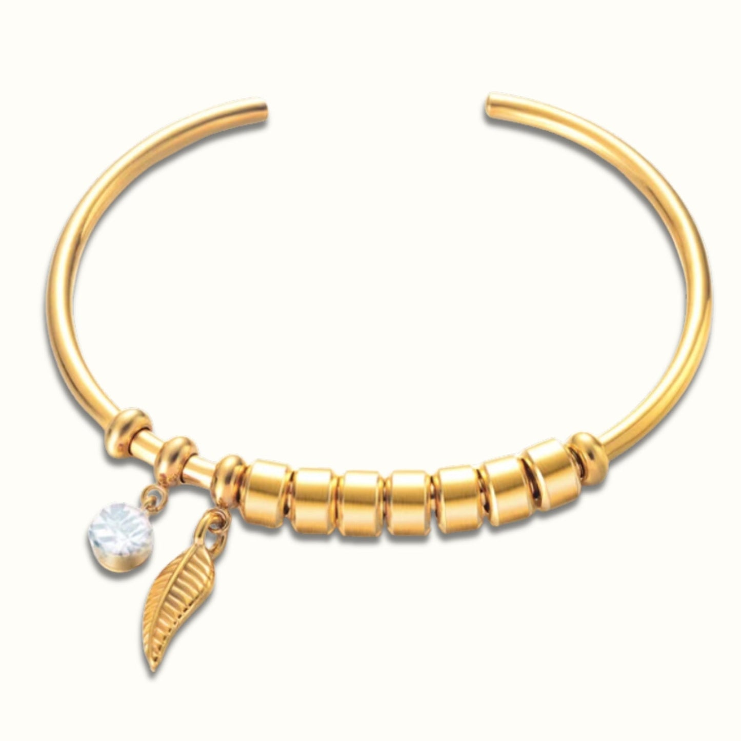 Custom Mother Bangle with Birthstone and Children's Name - Hidden Forever
