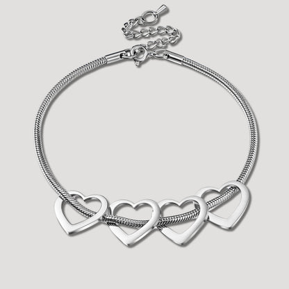 Custom Mother Bracelet with Children's Name - Hidden Forever