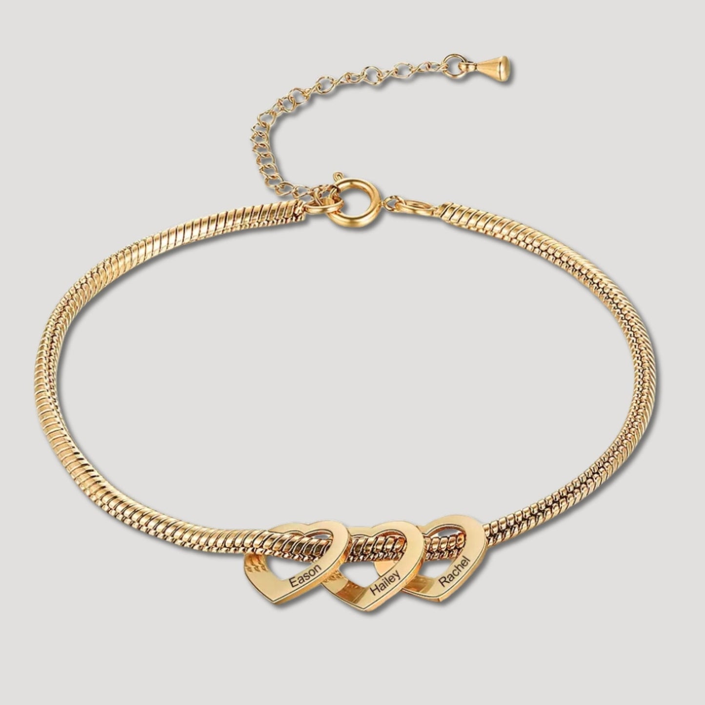 Custom Mother Bracelet with Children's Name - Hidden Forever