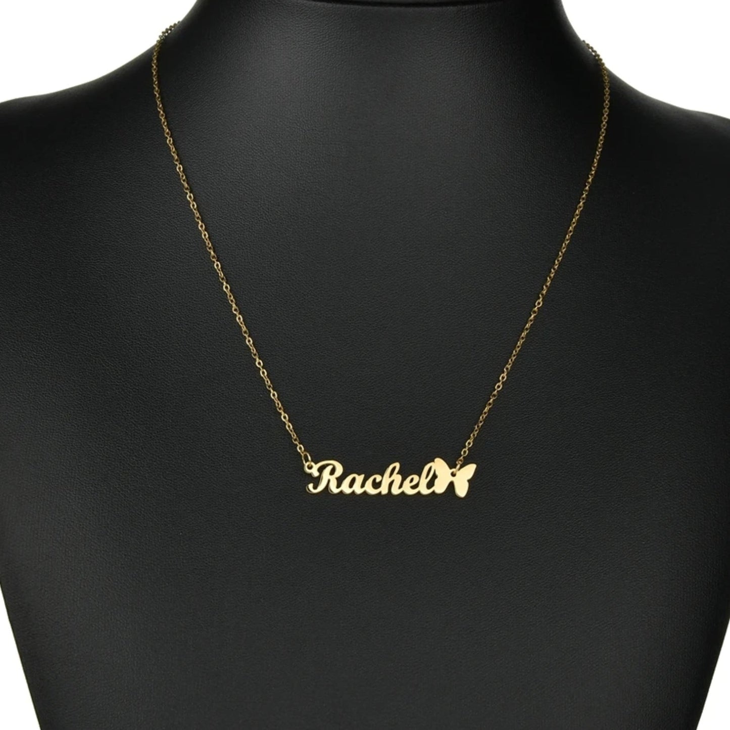 Custom Name and Butterly Necklace - Hidden Forever