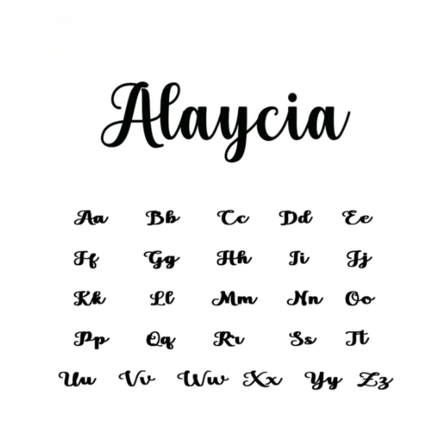 Custom Name in Unique Letters Bracelet - Hidden Forever