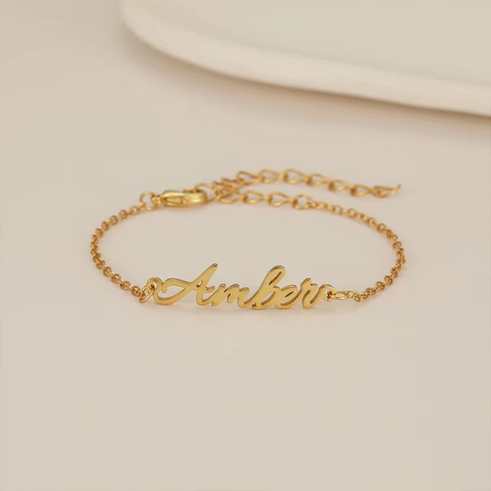 Custom Name in Unique Letters Bracelet - Hidden Forever
