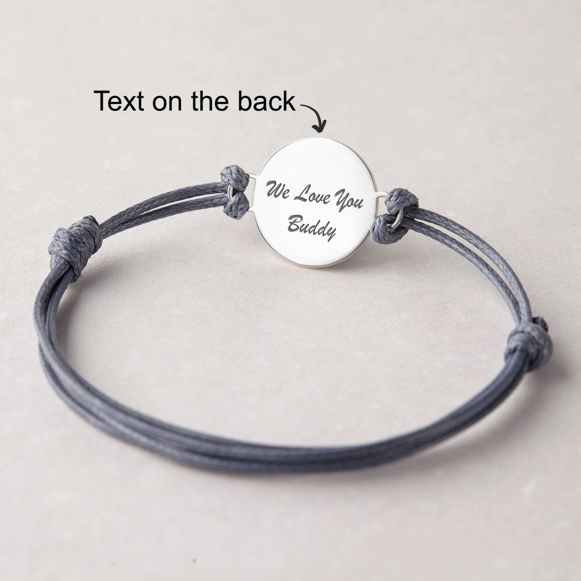 Custom Pet Name and Birthdate Adjustable Leather Bracelets - Hidden Forever