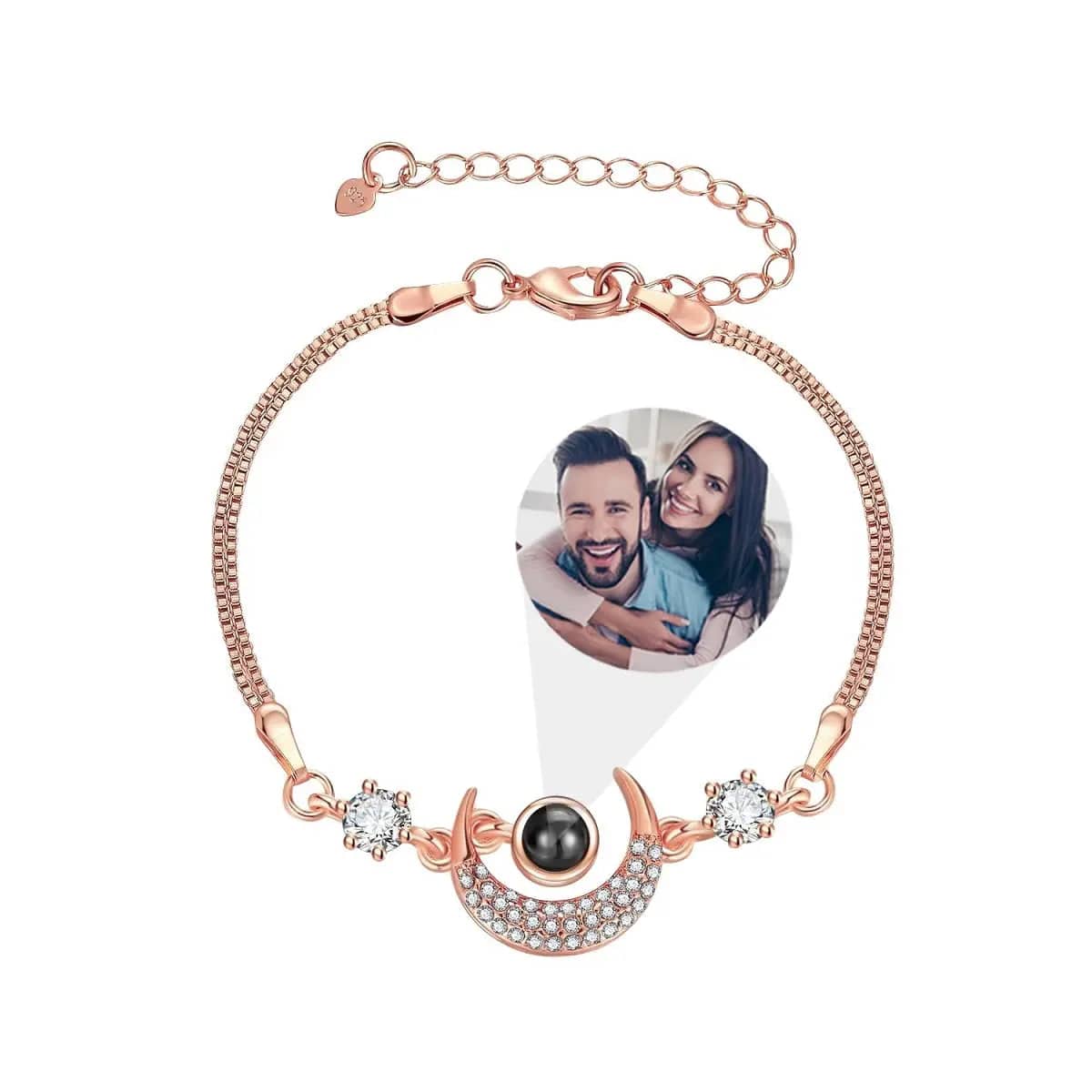 Custom Photo Projection Bracelet | Upload Your Own Image - Hidden Forever