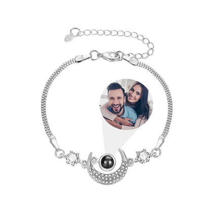 Custom Photo Projection Bracelet | Upload Your Own Image - Hidden Forever