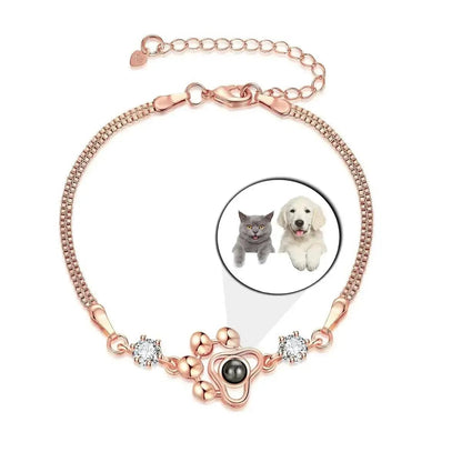 Custom Photo Projection Bracelet | Upload Your Own Image - Hidden Forever