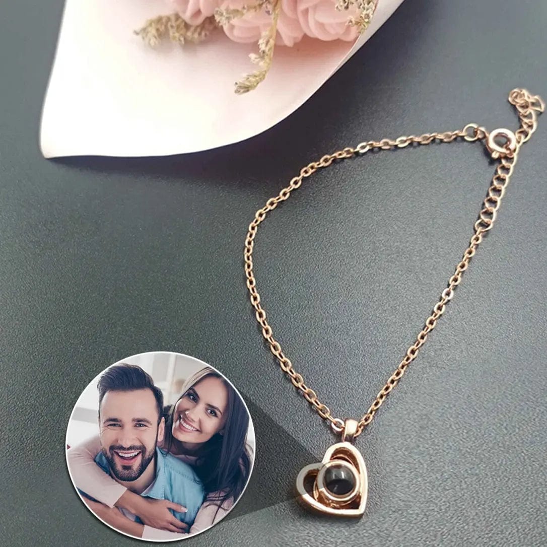 Custom Photo Projection Bracelet | Upload Your Own Image - Hidden Forever