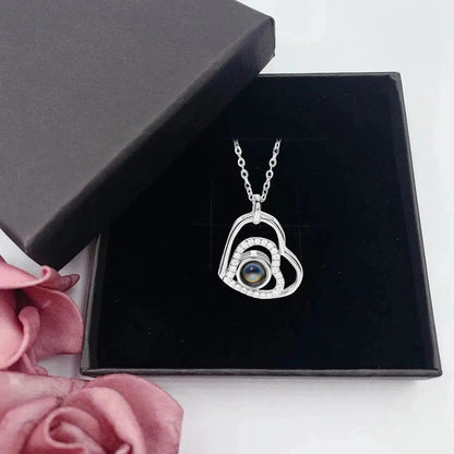 Custom Photo Projection Jewelry Necklace | Bracelet | Keychain - Hidden Forever
