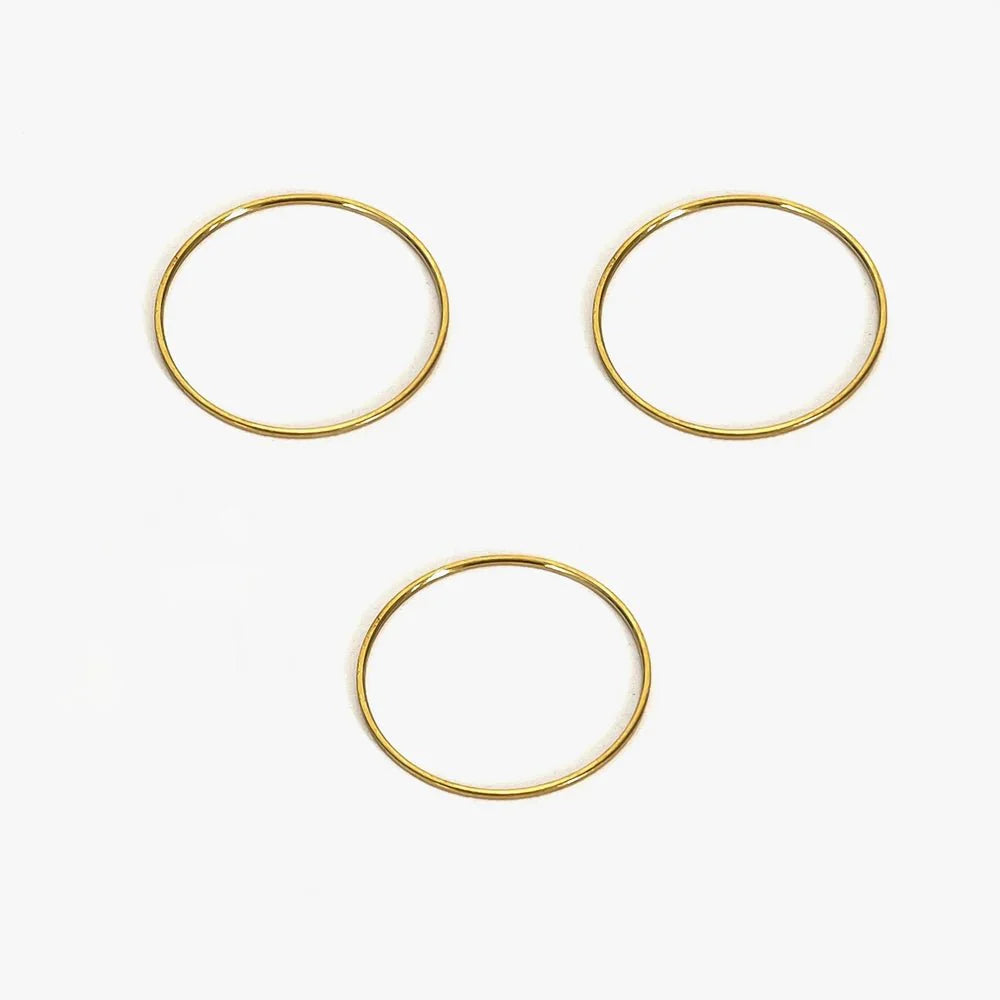 Dainty 18 Gold & Silver Rings - Hidden Forever