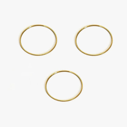 Dainty 18 Gold & Silver Rings - Hidden Forever
