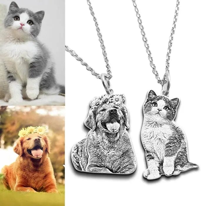 Engraved Necklace & Keyring - Add Your Photo - Hidden Forever