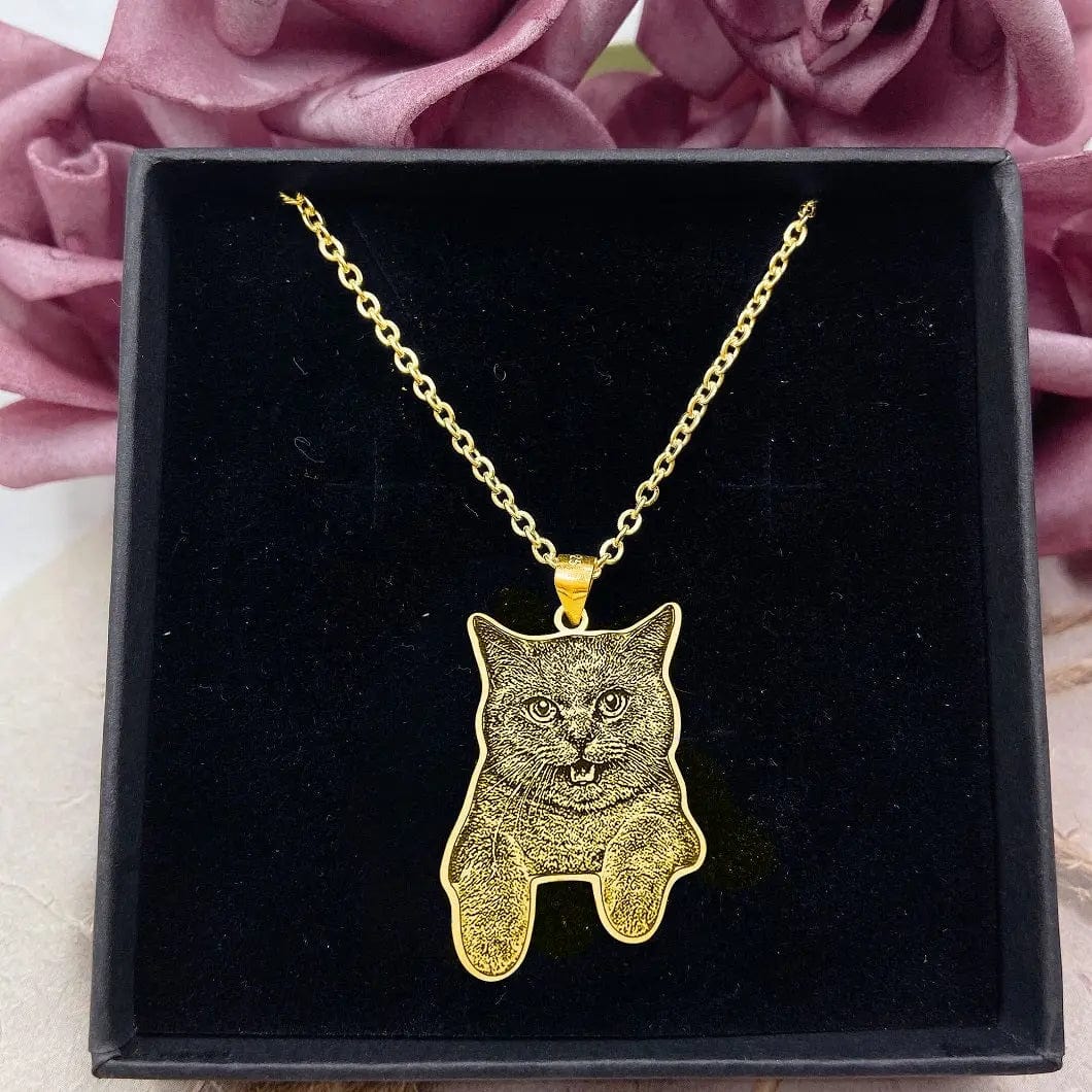 Engraved Necklace & Keyring - Add Your Photo - Hidden Forever