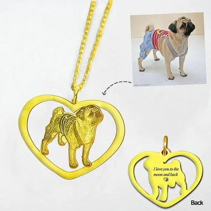 Engraved Necklace & Keyring - Add Your Photo - Hidden Forever
