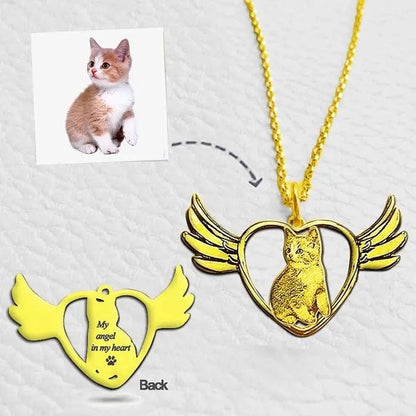 Engraved Necklace & Keyring - Add Your Photo - Hidden Forever