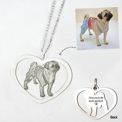 Engraved Necklace & Keyring - Add Your Photo - Hidden Forever