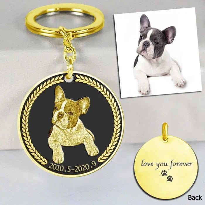 Engraved Necklace & Keyring - Add Your Photo - Hidden Forever