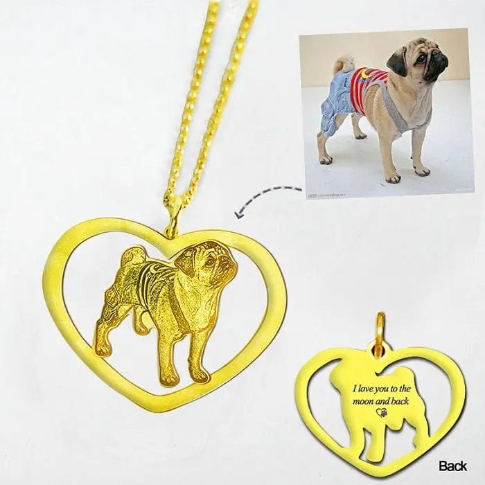 Engraved Necklace & Keyring - Add Your Photo - Hidden Forever