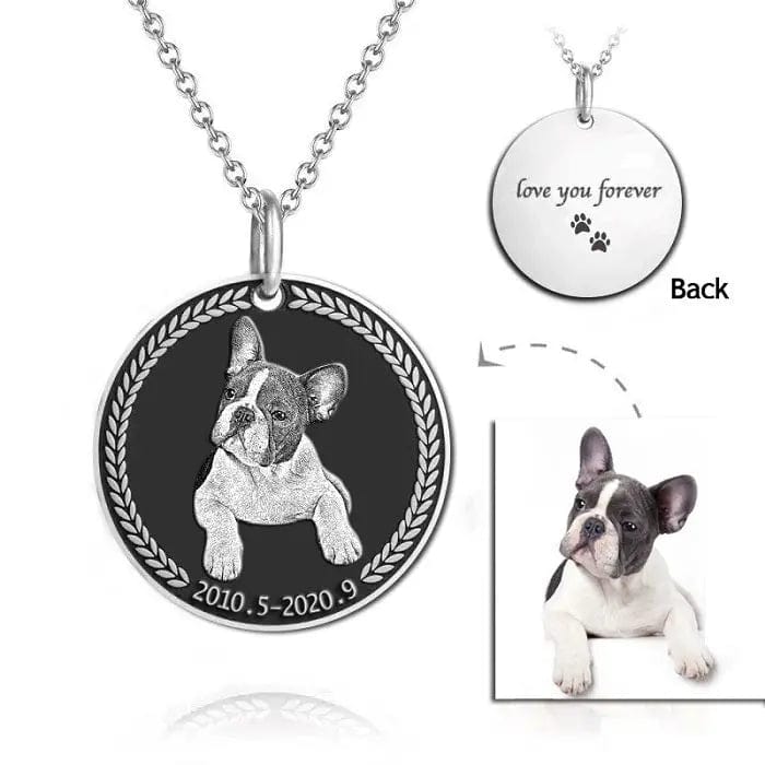 Engraved Necklace & Keyring - Add Your Photo - Hidden Forever