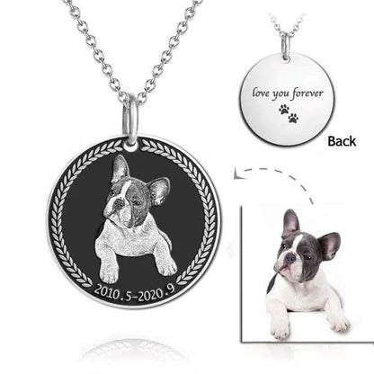 Engraved Necklace & Keyring - Add Your Photo - Hidden Forever
