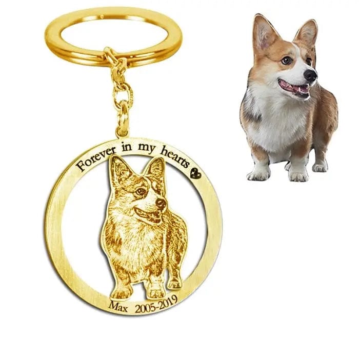Engraved Necklace & Keyring - Add Your Photo - Hidden Forever