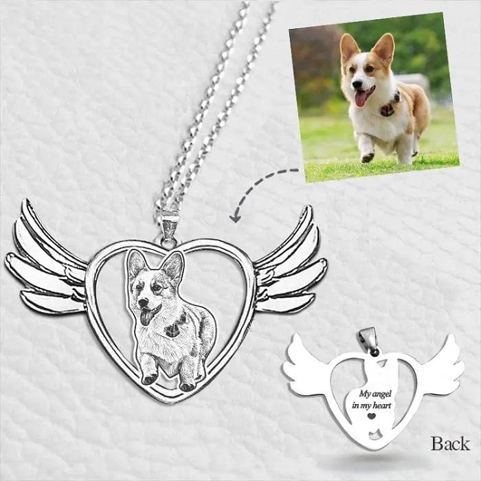 Engraved Necklace & Keyring - Add Your Photo - Hidden Forever