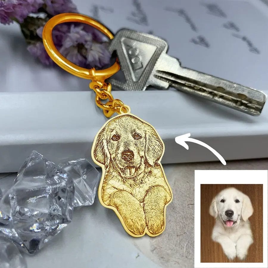 Engraved Necklace & Keyring - Add Your Photo - Hidden Forever