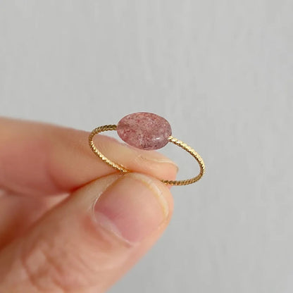 Lucky Charm Gemstone Ring - Hidden Forever