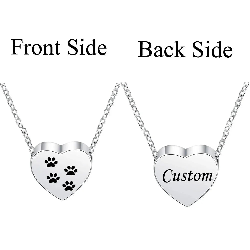 Memorial Ashes Heart Pendant - Hidden Forever