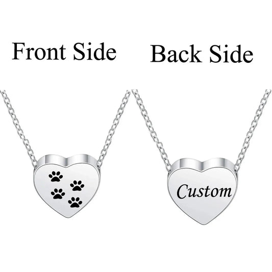 Memorial Ashes Heart Pendant - Hidden Forever